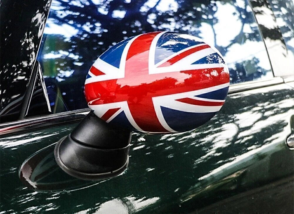 Door View Mirror Cover Red Blue for MINI Cooper F54 F55 F56 (2014-2019)