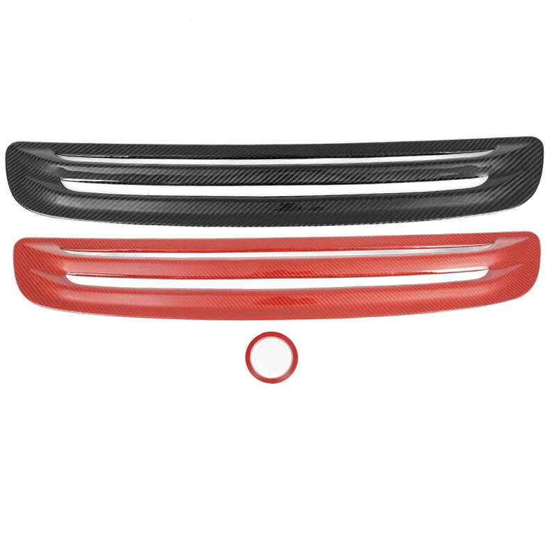 Dry Carbon Fiber Hood Vent Air Scoop Trim Cover for Civic Type R (2023-2024)