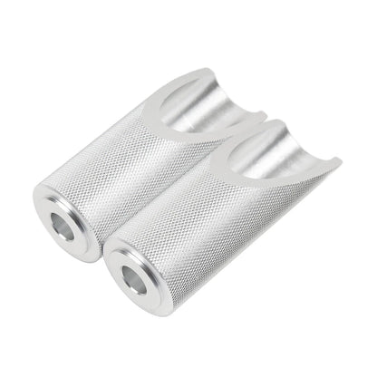Silver Motorcycle Footpegs for Honda Ruckus Zoomer (2003-2023)