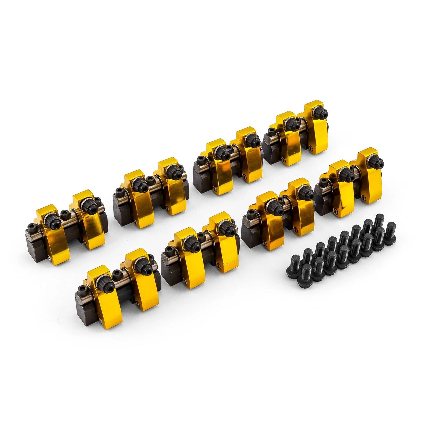 1. 1.5 Ratio Alum Shaft Mount Roller Rocker Arms for Chevy SBC 350