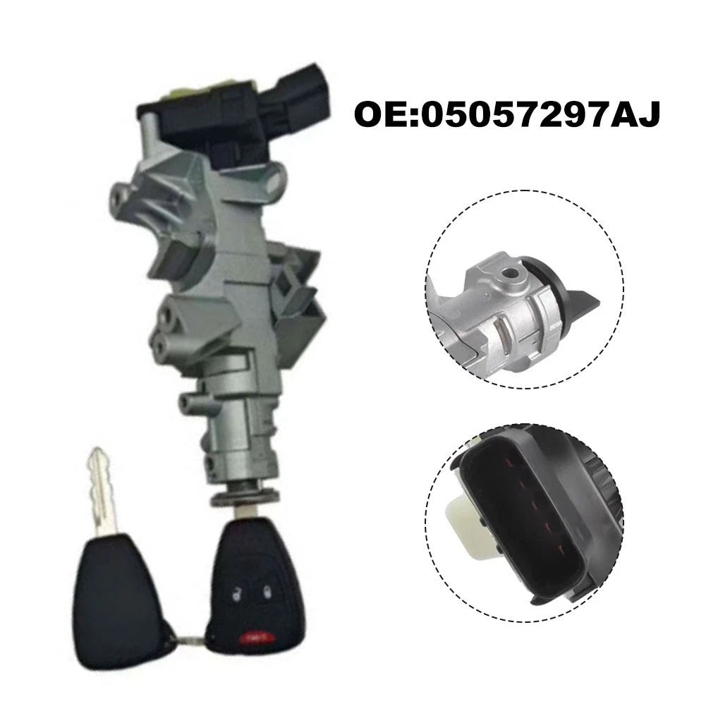 Steering Column Switch Housing With Key for Chrysler Vehicle Models