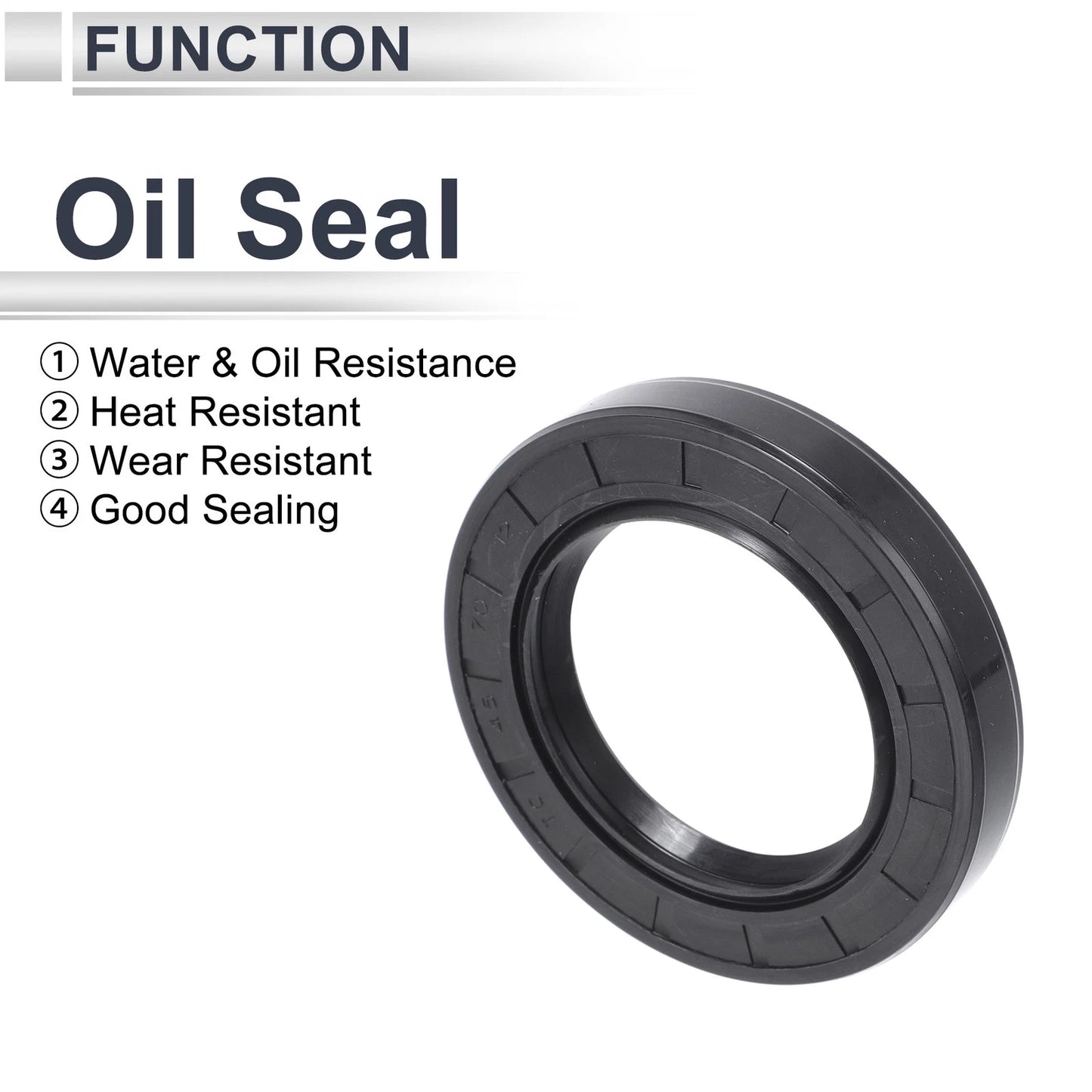Oil Seal / 45x70x12mm 5 Pcs / Seal Ring NBR Rubber for Universal