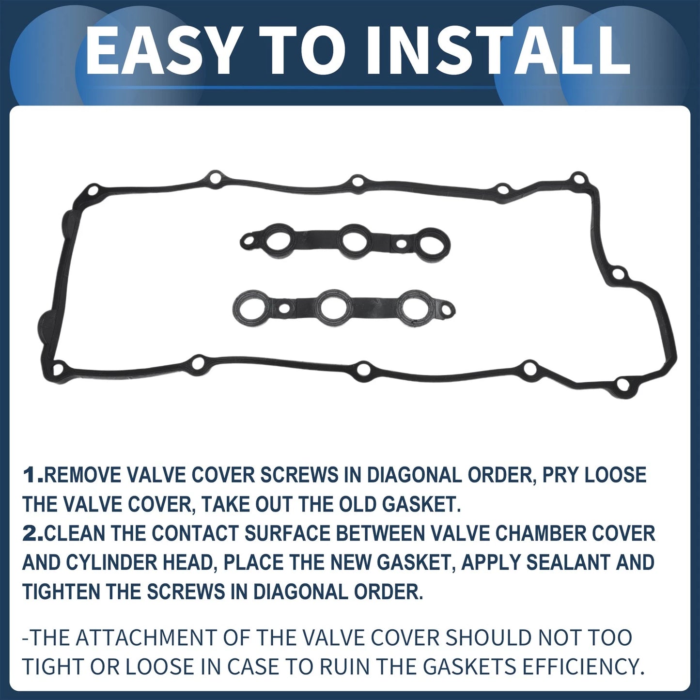 Valve Cover Gasket for BMW 323 (1998)