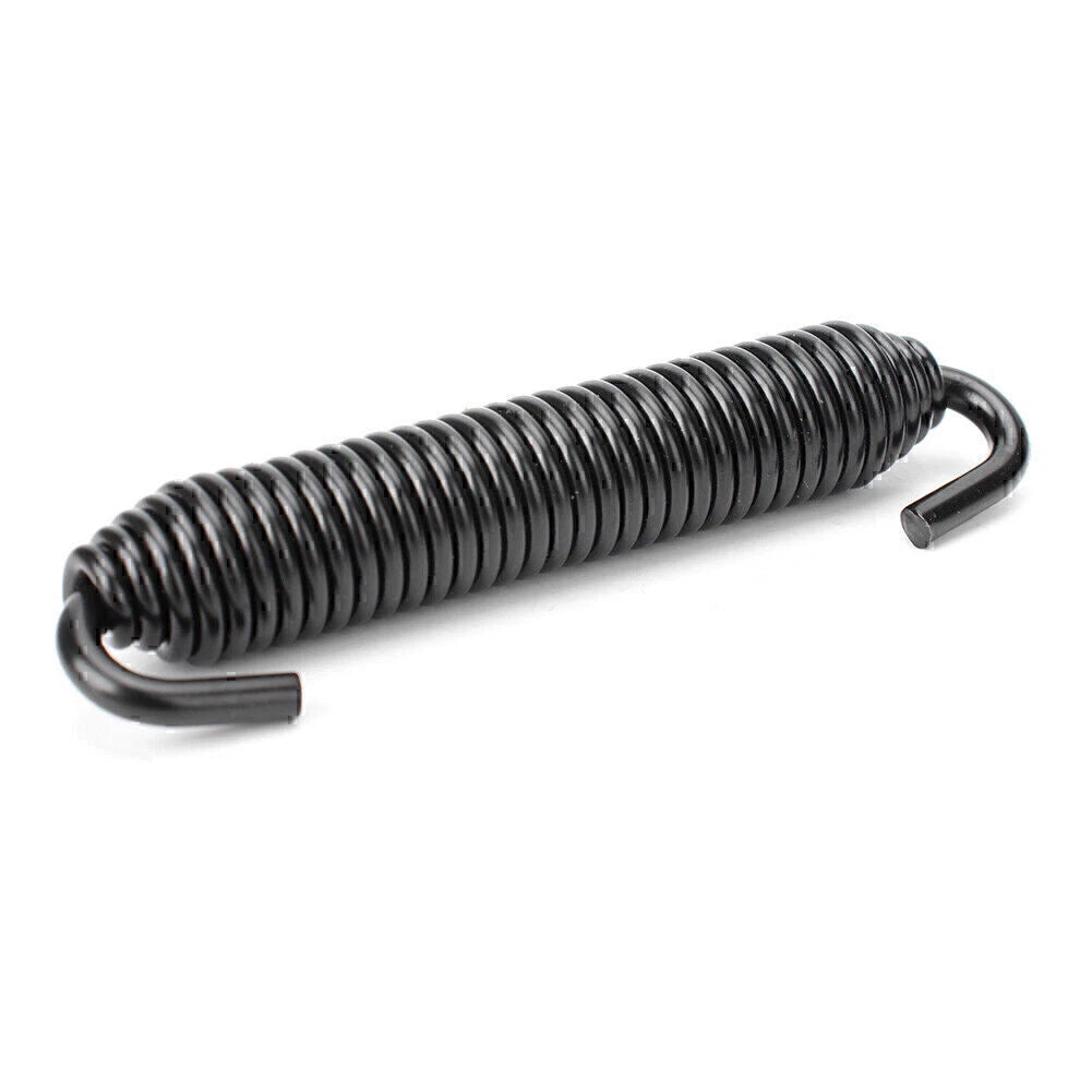 Black Universal Long Outlaw Racing Stainless Header Exhaust Springs 83mm