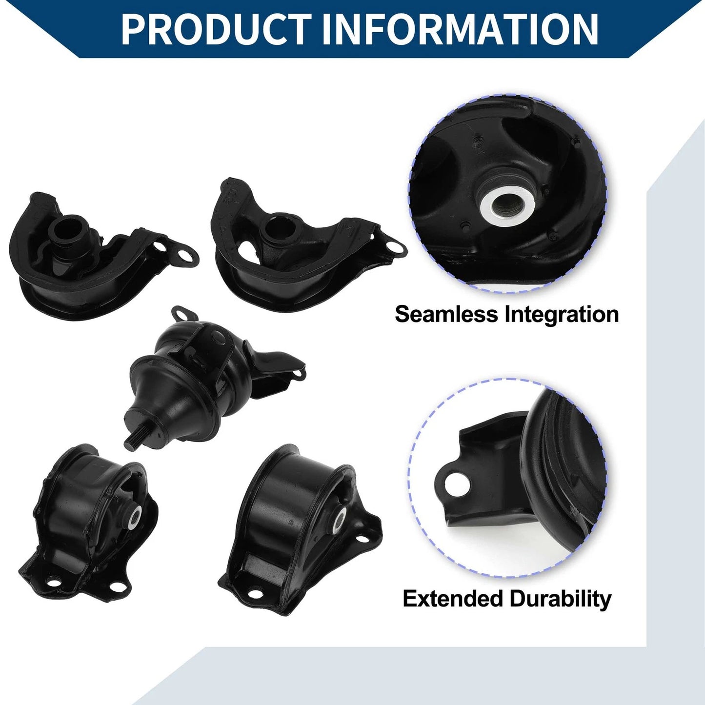 Engine Motor Mount Set for Honda CR-V (1997-2001)
