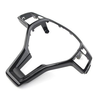 Black Steering Wheel Trim Cover for Mercedes Benz CLA/SLK/E/C/GLA-Class (2013-2023)