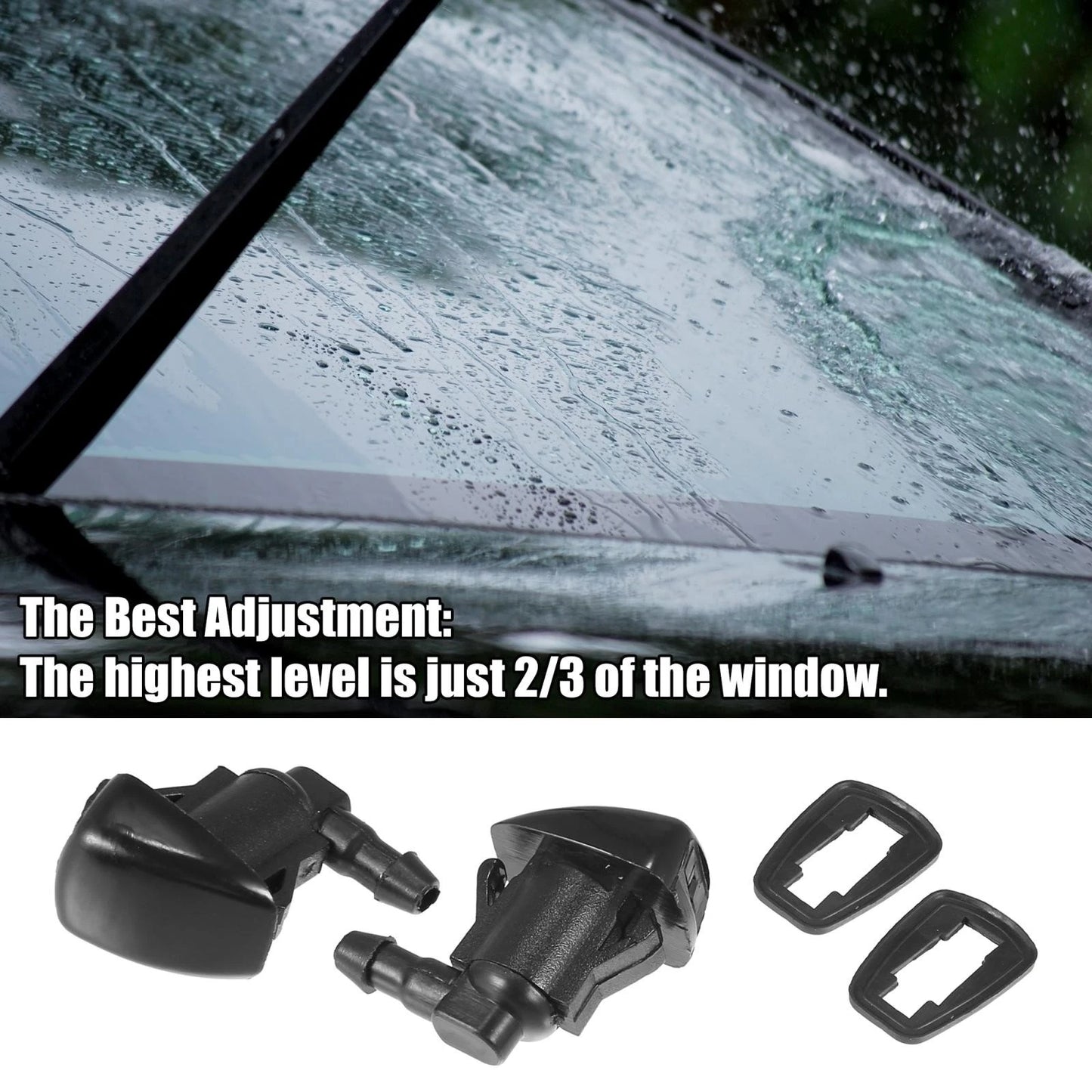 5 x Front Windshield Washer Nozzles for Toyota Sienna (2004-2010)