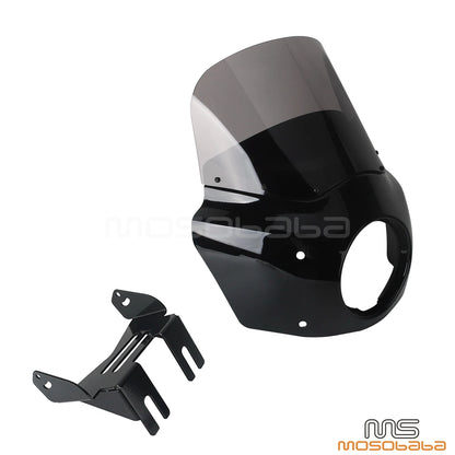 Headlight Fairing & Windshield Kit for Harley Softail Fat Bob 114 (18-24)