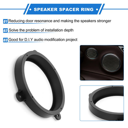 6.5" Speaker Spacer Adapter Set for Subaru WRX