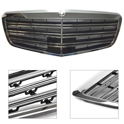 Front Bumper Upper Mesh Grille for Mercedes Benz S65 S Class W221 (2010-2013)