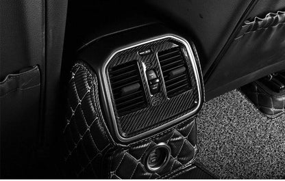 Carbon Fiber Inner Rear Row Air Vent Outlet Trim for Porsche Macan (2015-2020)