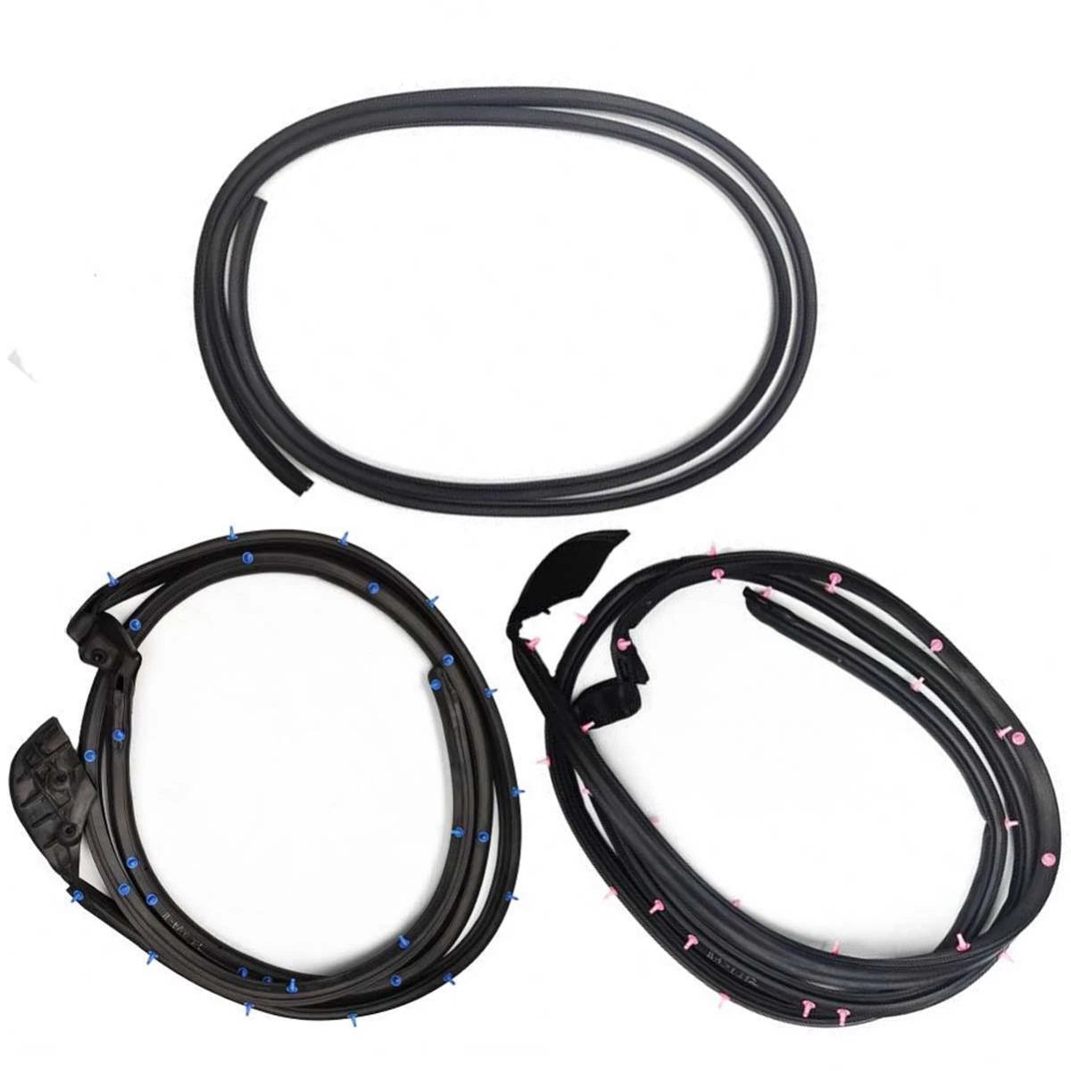 Front Windshield Door Rubber Set 3 Fits Nissan Navara D40 2D Pickup 2005-14 D05