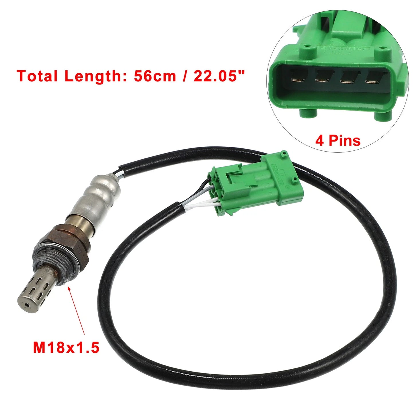 Oxygen O2 Sensor for Peugeot 206 207 Partner, Citroen C2 C3 C4 (2000-2010)