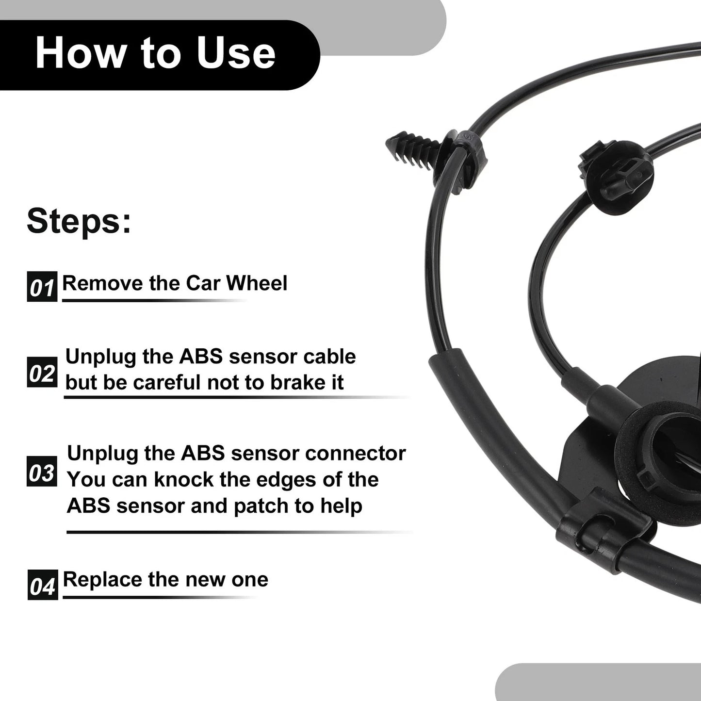 ABS Wheel Speed Sensor for Dodge Avenger (2008-2014)