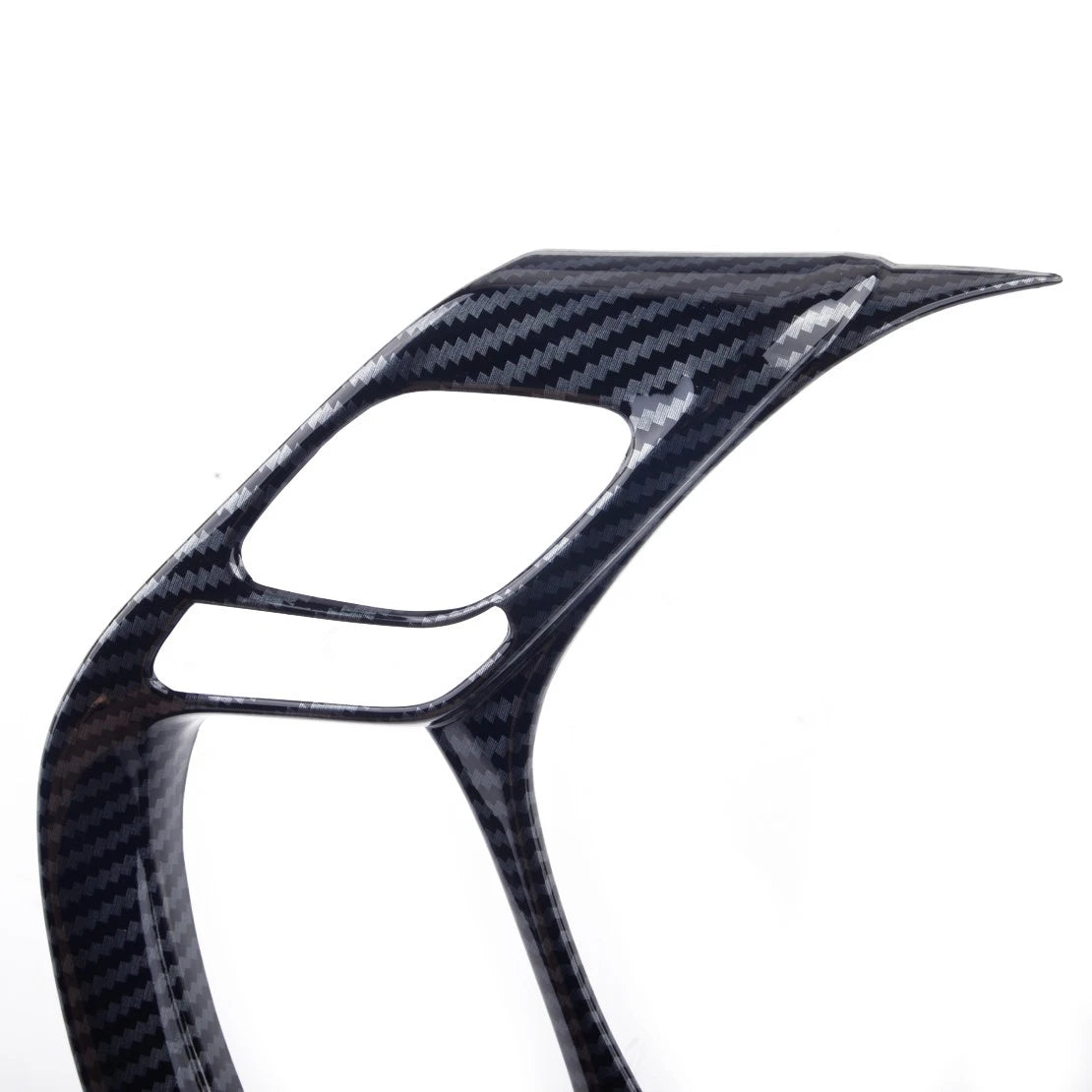 Carbon Fiber Steering Wheel Cover Bezel for Toyota C-HR (2017-2023)