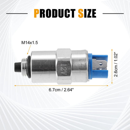12V Fuel Cut-off Solenoid Valve for PERKINS MITSUBISHI