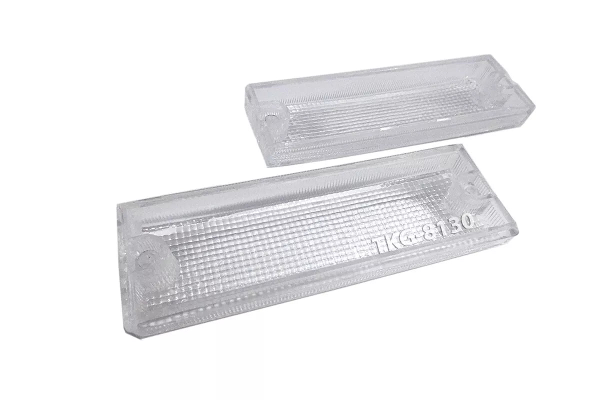 2 x Clear Front Bumper Light Lens for Isuzu TFR TF (1991-1997)