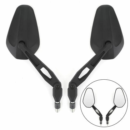 2 x Black Universal Handlebar Mirrors for F3