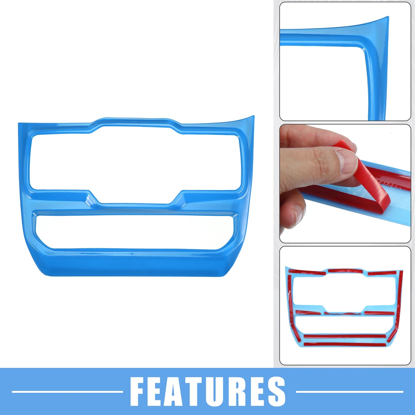 Car Window Control Panel Trim Cover for Jeep Wrangler JL JLU (2018-2022) Blue