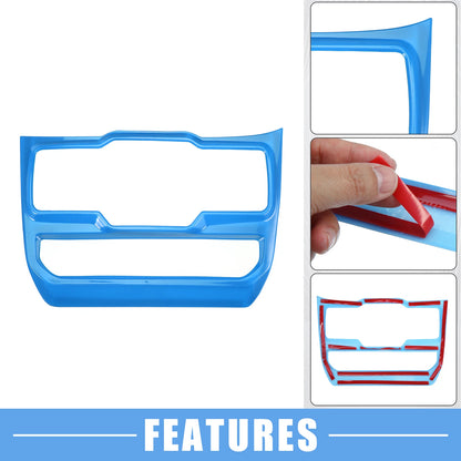Car Window Control Panel Trim Cover for Jeep Wrangler JL JLU (2018-2022) Blue