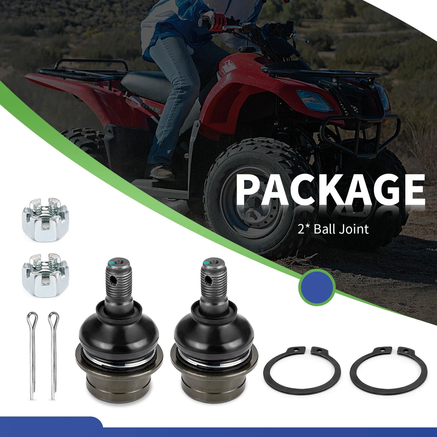 Upper Ball Joints for Suzuki Quadsport 400 LT-Z400 (2005-2014)