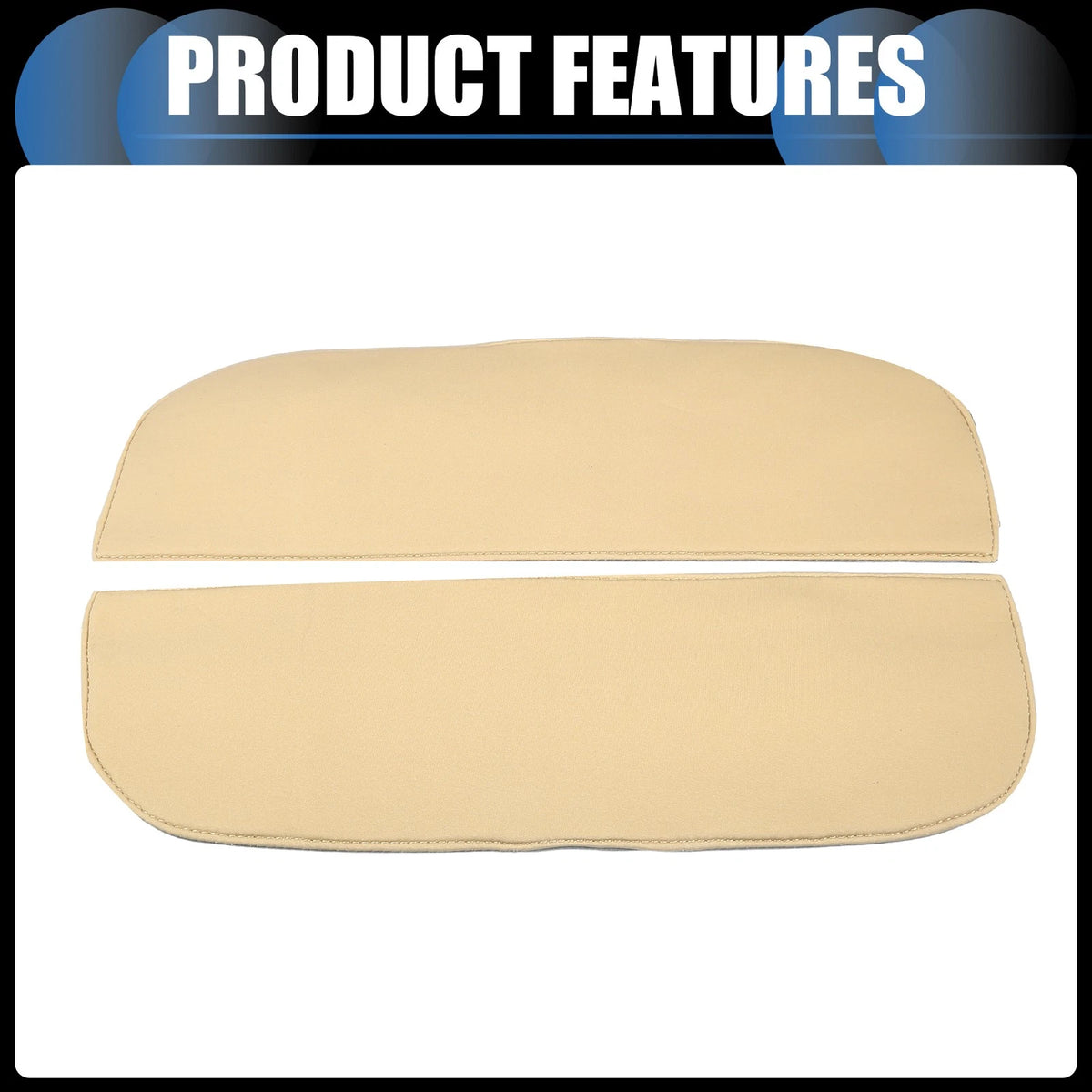 Armrest Protector Cover Pad for BMW X5 X6 (2010-2018) - Neoprene Fabric Brown
