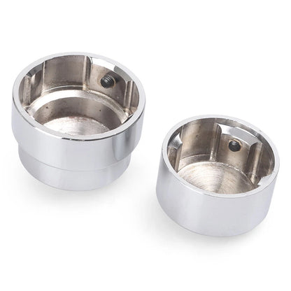 Chrome Rear Axle Nut Covers for Harley Dyna Road King 1200 Custom XL1200C (2011)