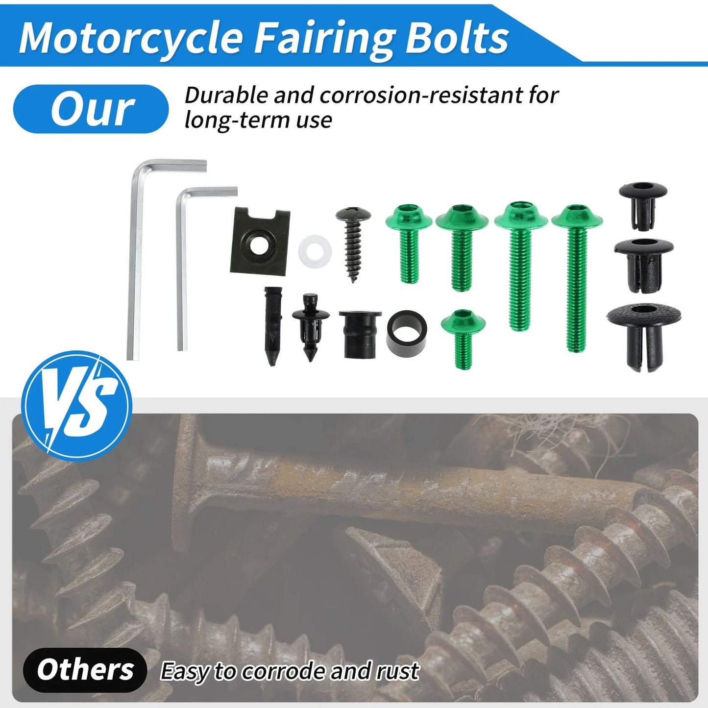 Windshield bolts 2 x for Yamaha