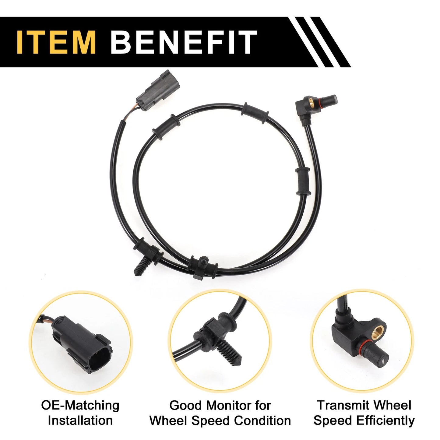 ABS Wheel Speed Sensor for Dodge Ram 3500 (2003-2005) Front L/R