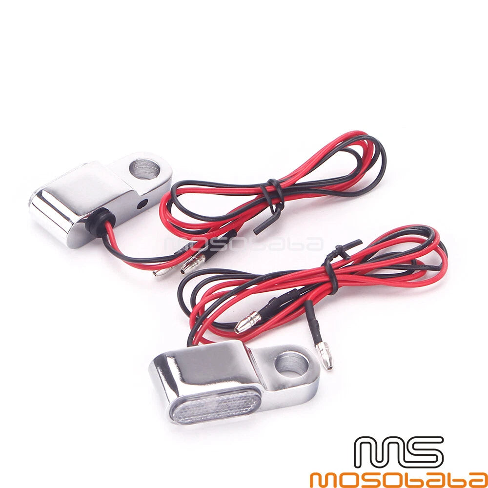Mini LED Turn Signal Lights for Suzuki Boulevard M50 M90 Kawasaki Ninja 500 1000