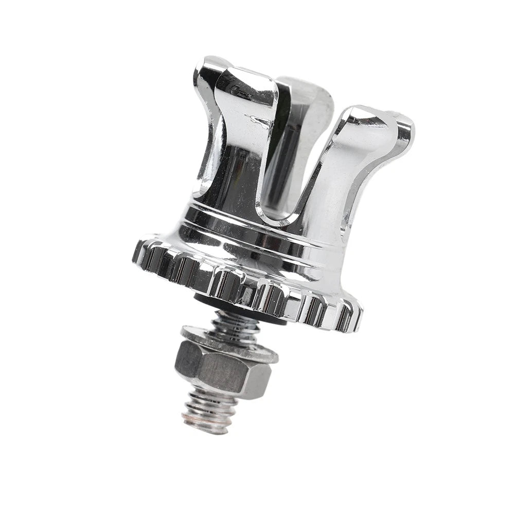 Silver Crown Rear Mudguard Seat Bolt Nut for Harley Touring Dyna (1996+)