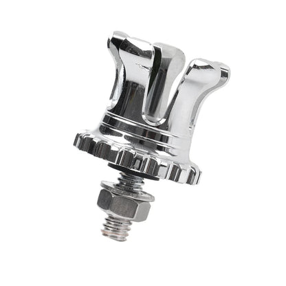 Silver Crown Rear Mudguard Seat Bolt Nut for Harley Touring Dyna (1996+)
