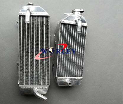 Aluminum Radiator + Silicone Hose for Kawasaki KX250F KXF250 (2017-2018)