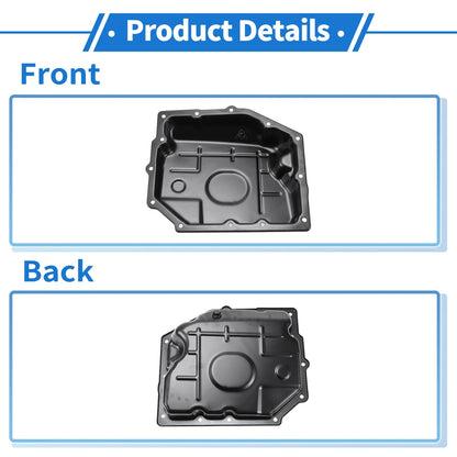 Engine Oil Pan for Jeep Wrangler 2003-2011 - 1 x No.52852912AC, Iron Black