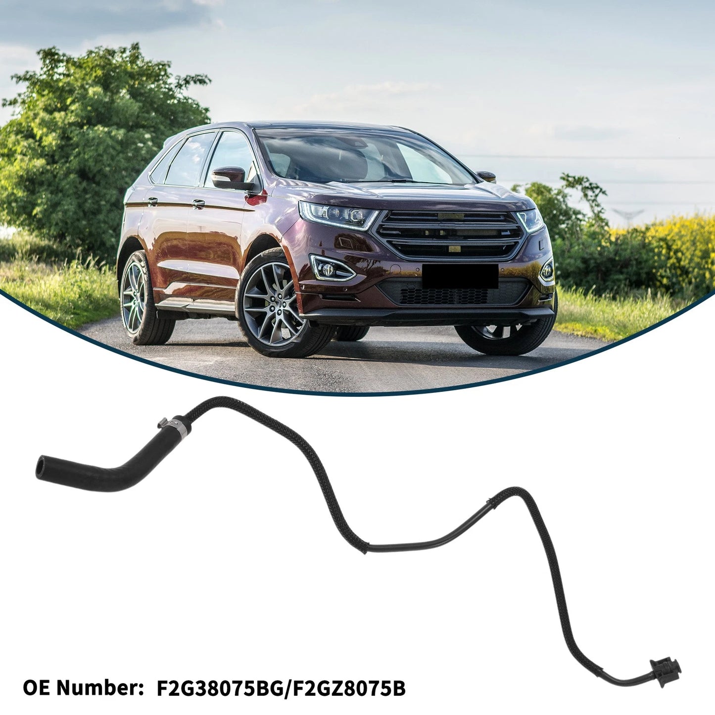 Radiator Hose for Ford Edge 2015 Rubber Coolant Pipe