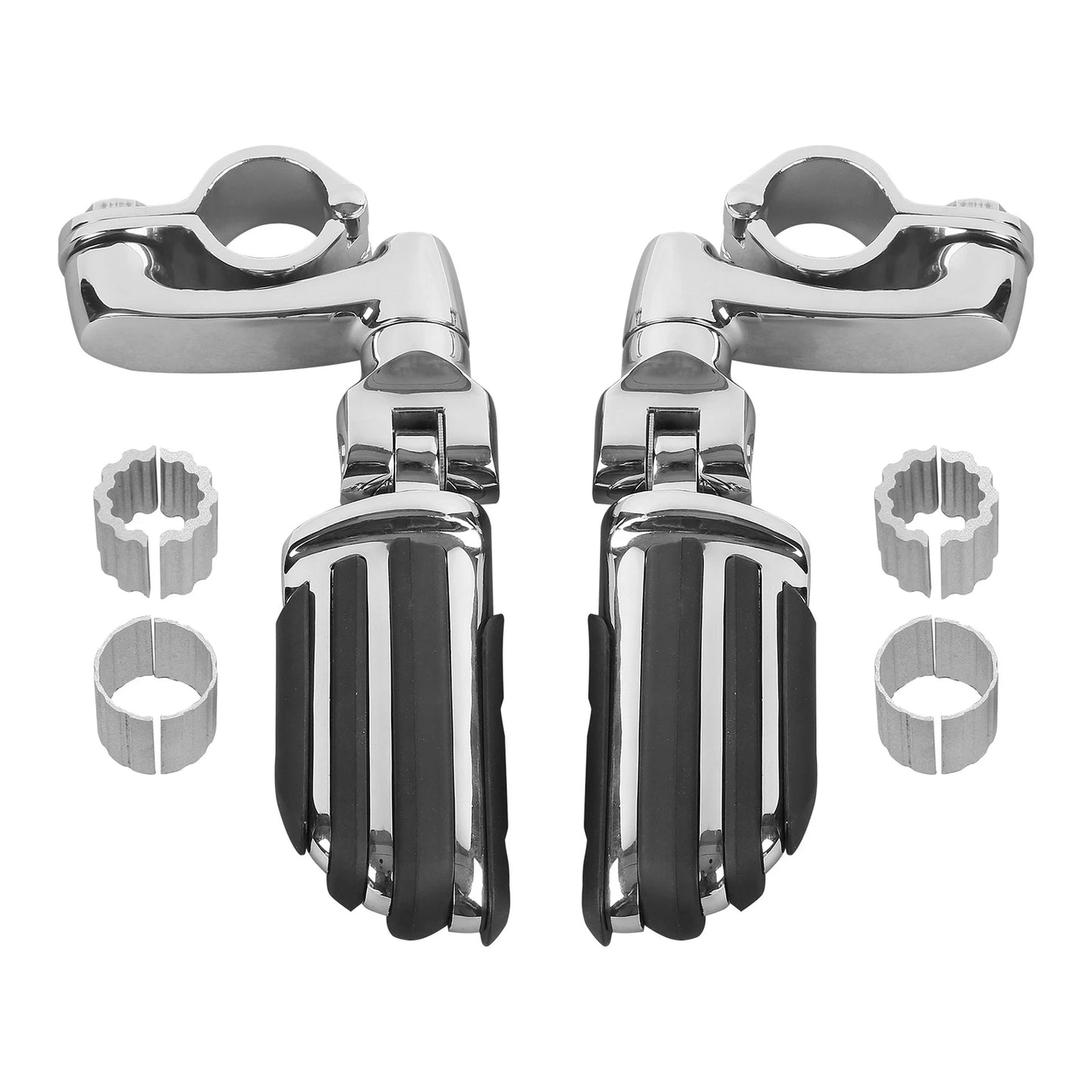 Chrome Highway Footpeg Pegs 25/32/35mm for Honda Harley Touring Dyna