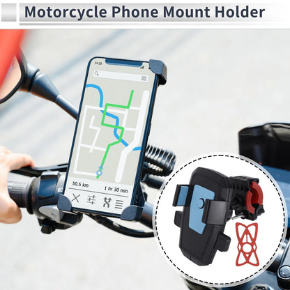 Motorcycle Phone Mount Holder for Handlebar 4.7-7.2 Phones