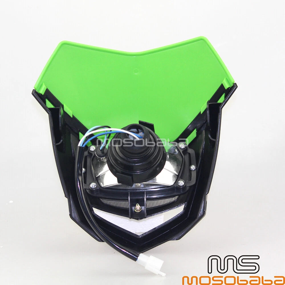 Dirt Bike Headlight Lamp for Kawasaki KLX110/125/140/250/300, Suzuki DR100 (2002-2023)