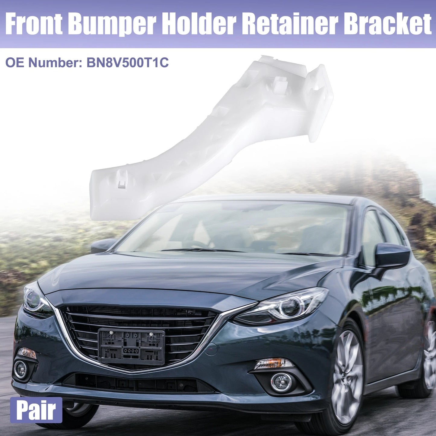 Front Left Bumper Mounting Bracket for Mazda 3 (2004-2009)
