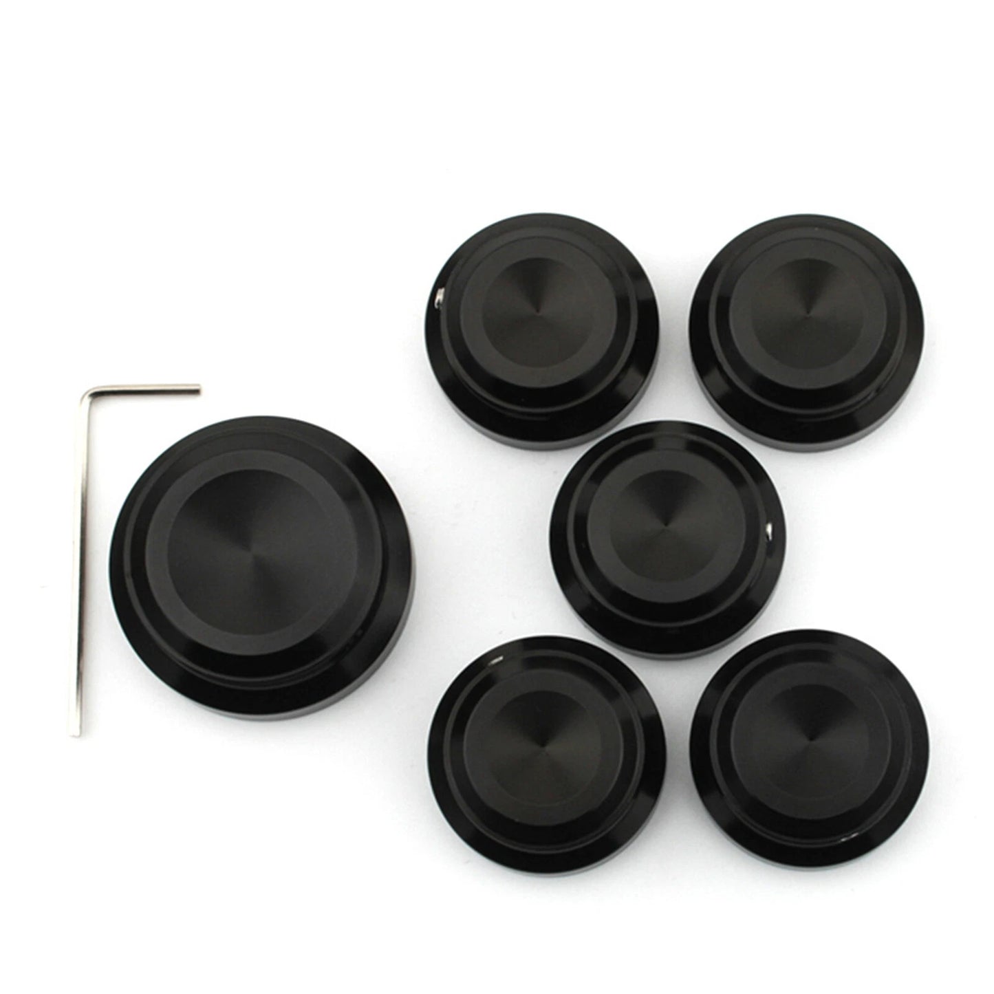 6 x Engine Air Intake Screw Nut Covers for Harley Sportster S (2022-2023)