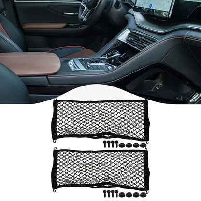 Oversized RV Car Storage Boat Cargo Pocket Organizer Frame Mesh Bag