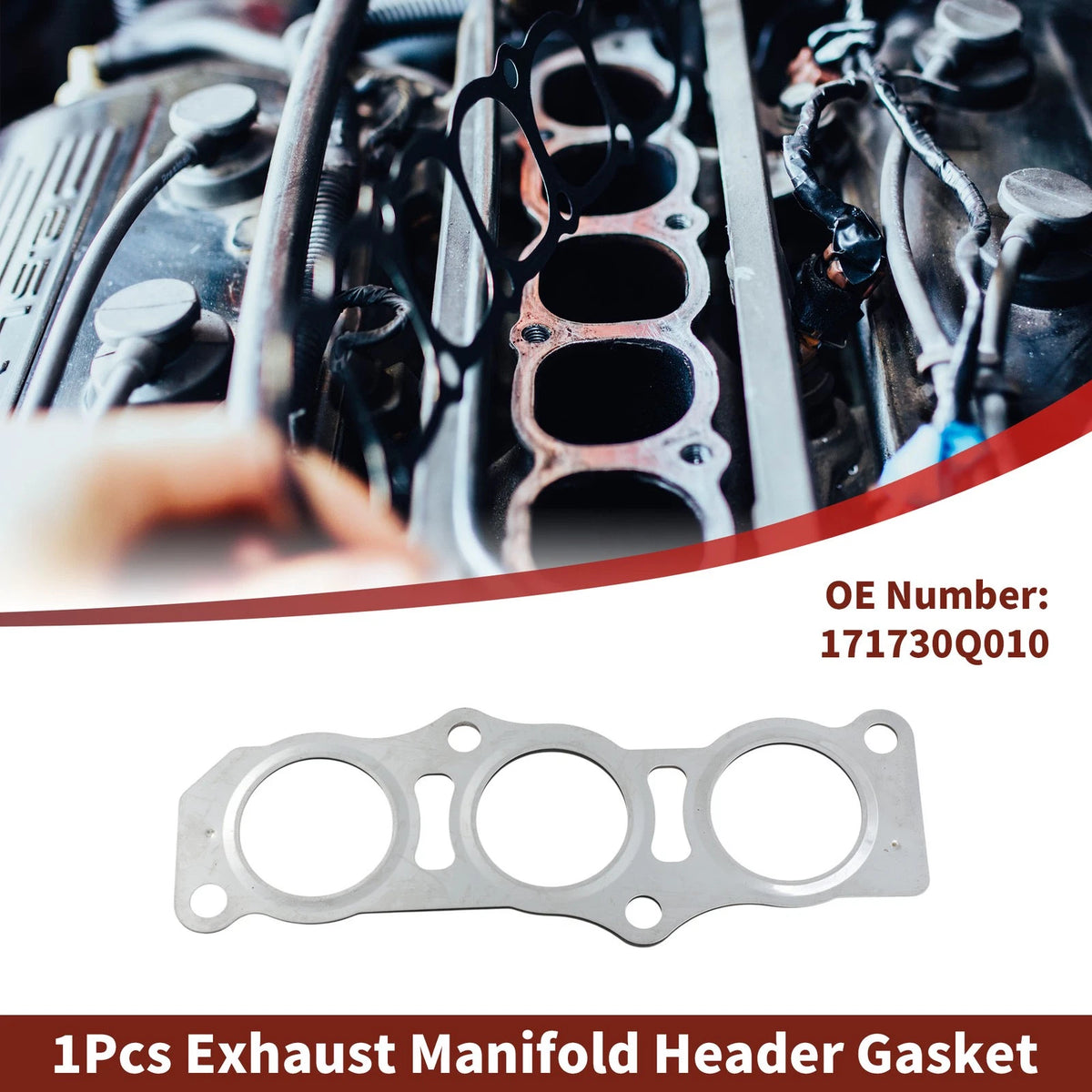 Exhaust Manifold Header Gasket for Toyota Aygo 1.0 (2005-2019)