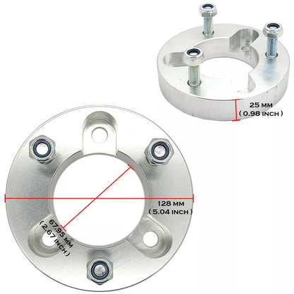 25MM Front Coil Shock Spacers for Nissan Navara MNT D40 (2005-2021)