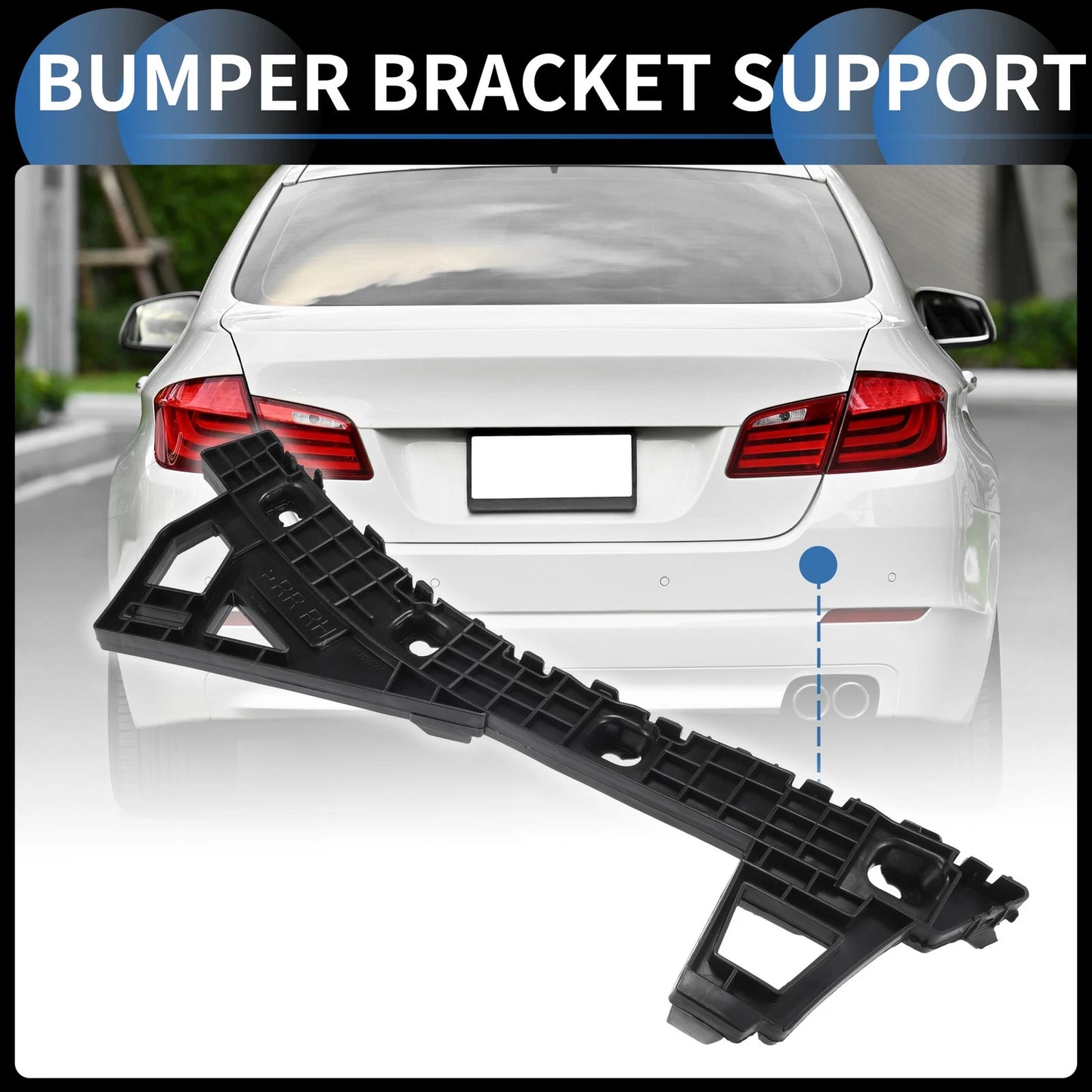 Right Rear Bumper Retainer Bracket for Kia Forte (2019-2021)
