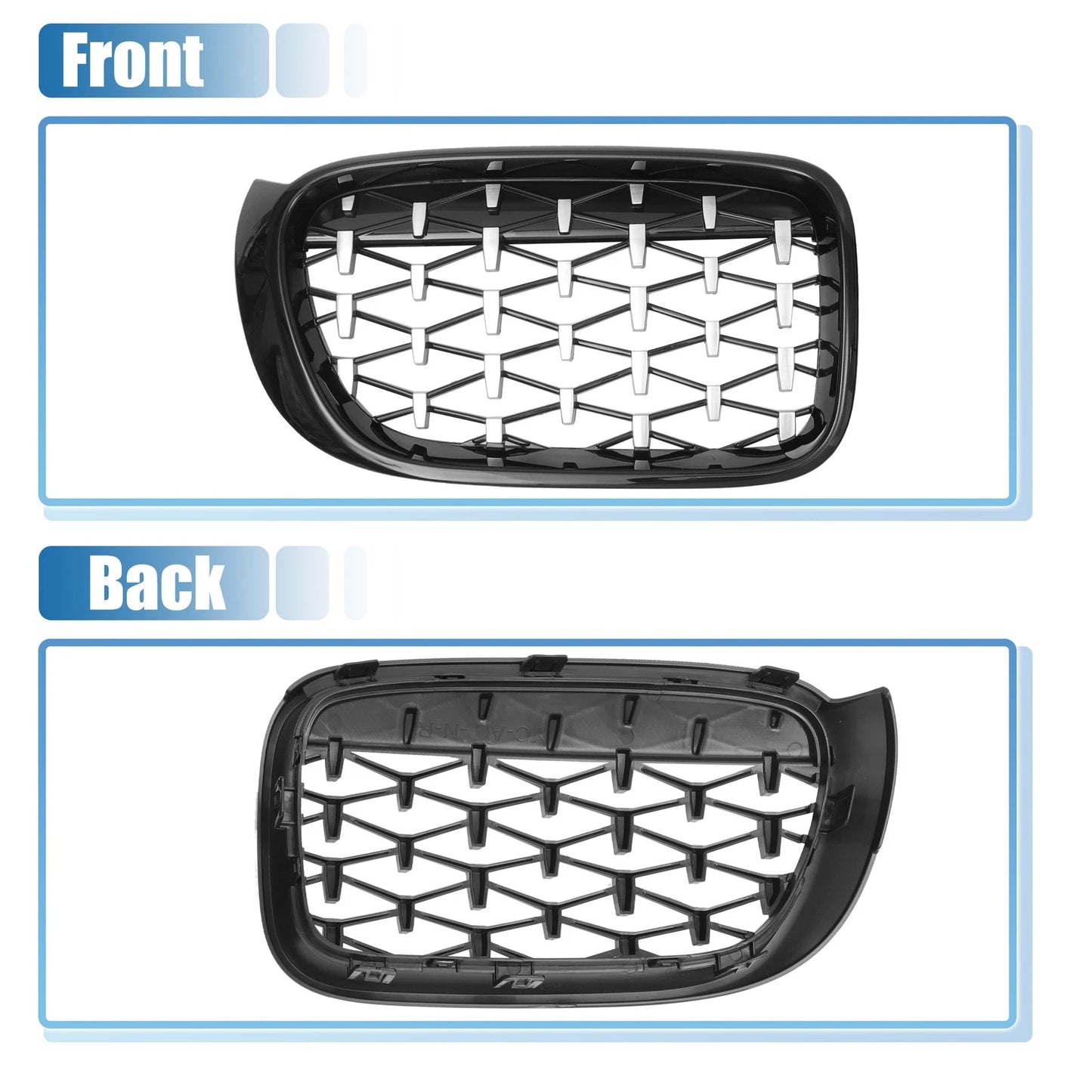 Front Hood Bumper Grille for BMW X3 (2014-2017)