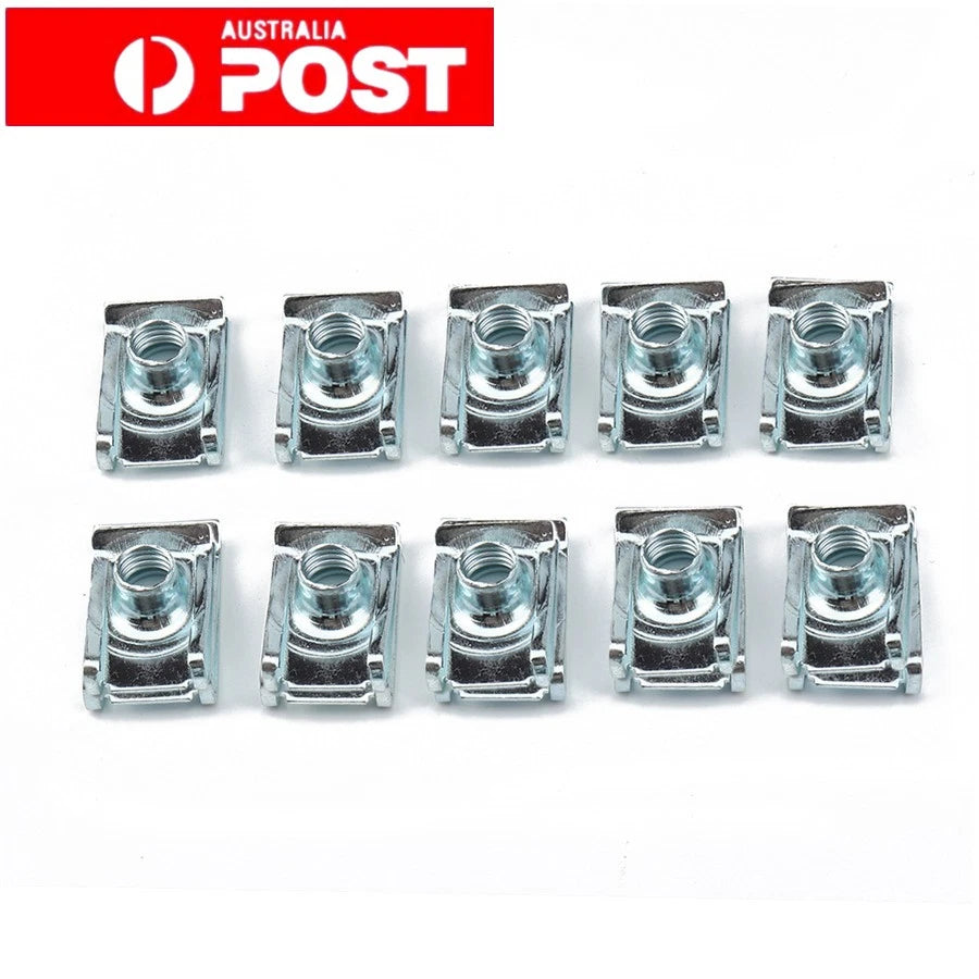 200x Fairing Bodywork Panel Reed U Clip Fastener for Car Motorcycle AU