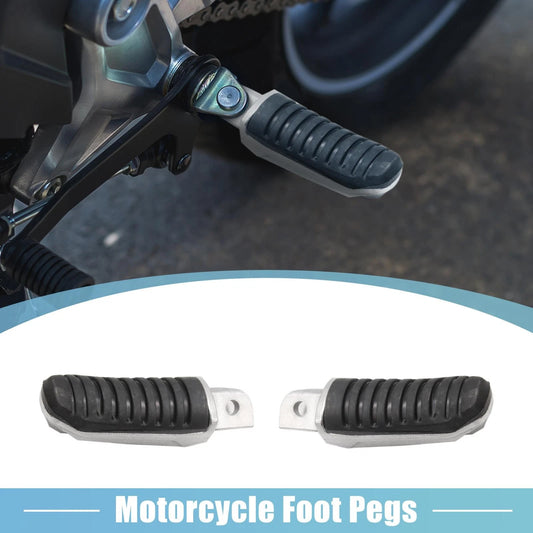 1 Pair 8mm Aluminum Alloy Footrest Footpeg for Motorcycle
