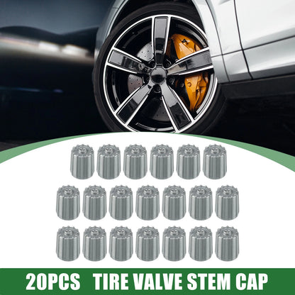 20pcs / 12mm / Tire Valve Stem Caps for Car & Motorcycle