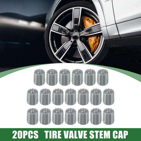 20pcs / 12mm / Tire Valve Stem Caps for Car & Motorcycle