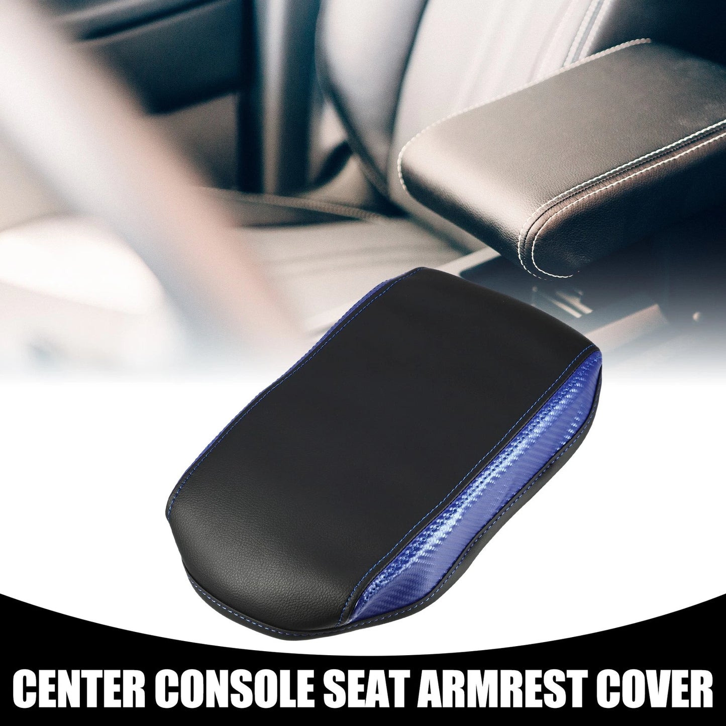 Center Console Armrest Cover for Toyota RAV4 (2014-2018) Black